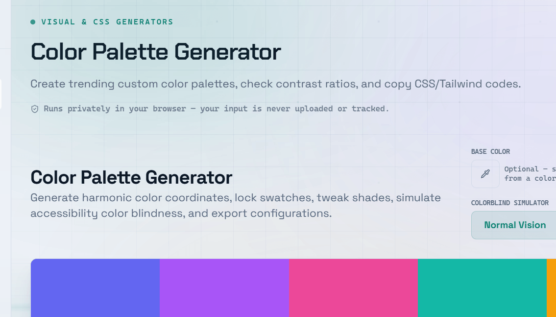 Color Palette Generator