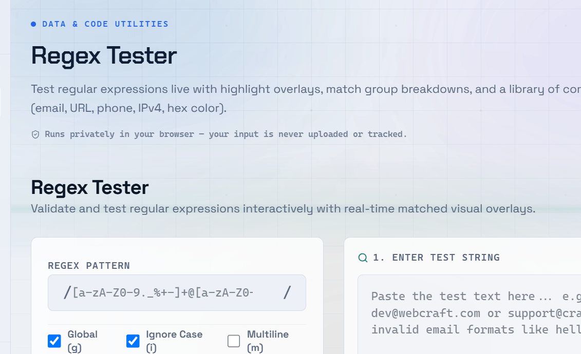 Regex Tester